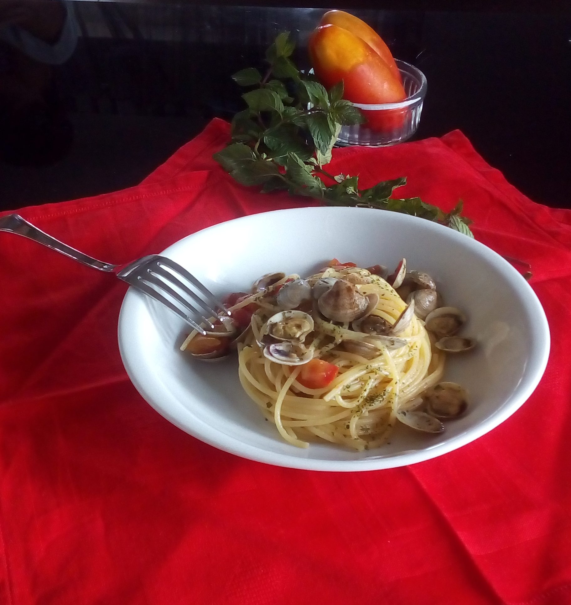 Spaghetti aux palourdes