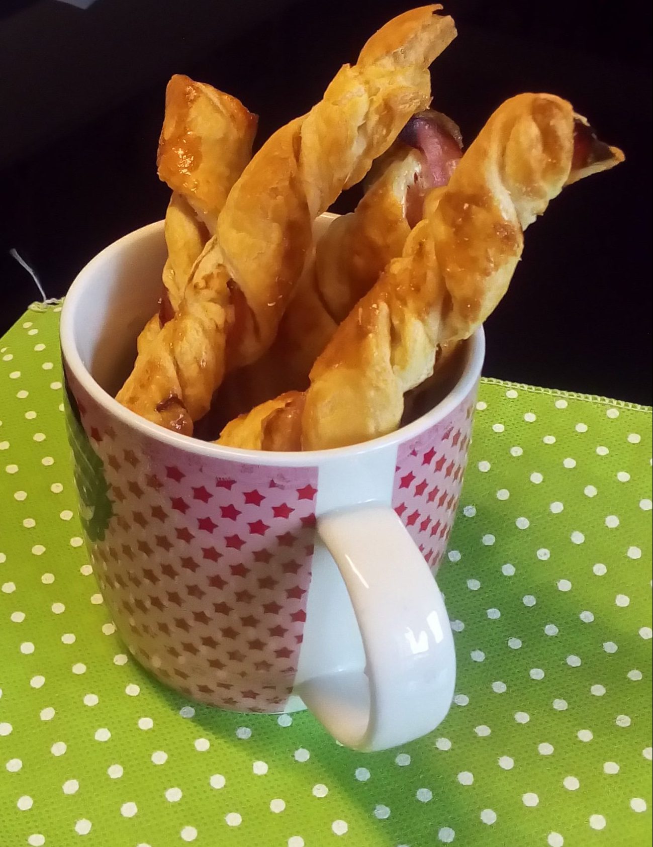 Gressins de pâte feuilletée