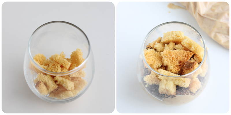 pandoro avec crème chantilly