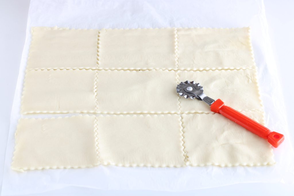 paniers de pâte feuilletée