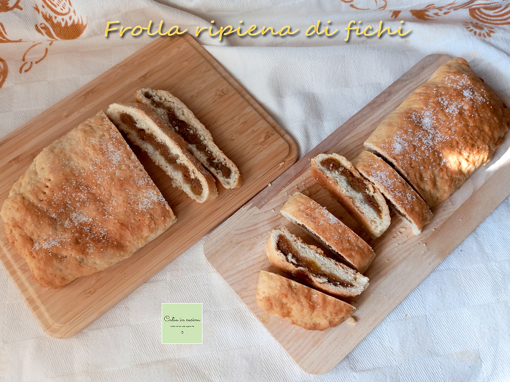 Pâte sablée farcie aux figues