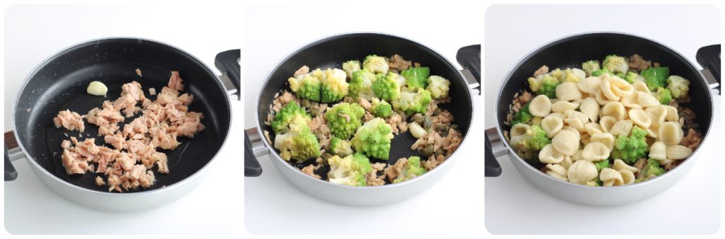 pâtes avec chou romanesco