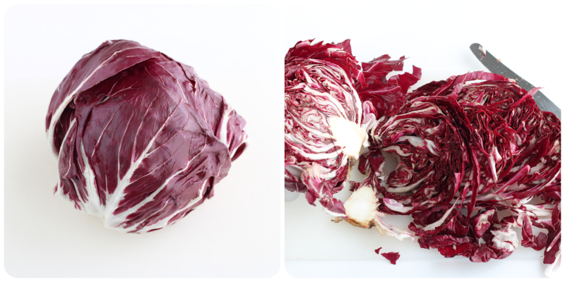 pâtes au radicchio rouge