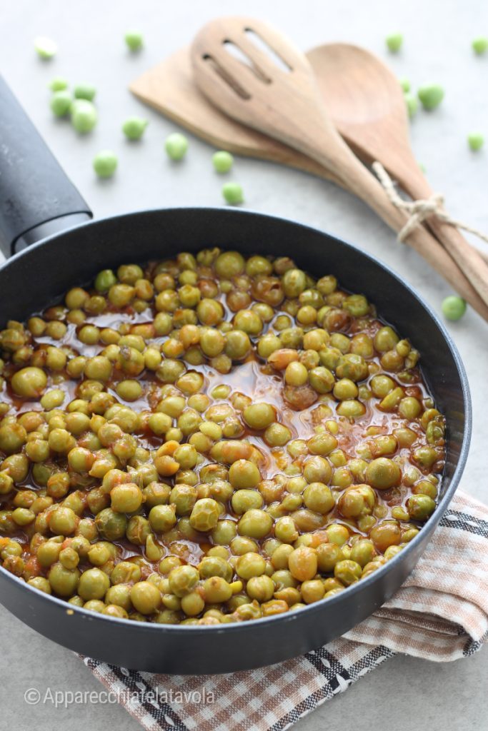 petits pois à la poêle