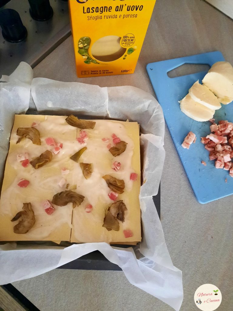 lasagnes aux artichauts