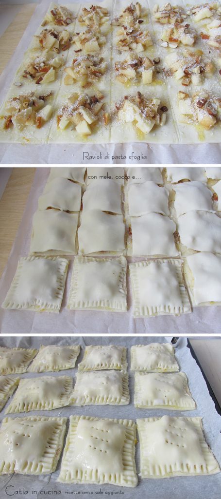 raviolis de pâte feuilletée