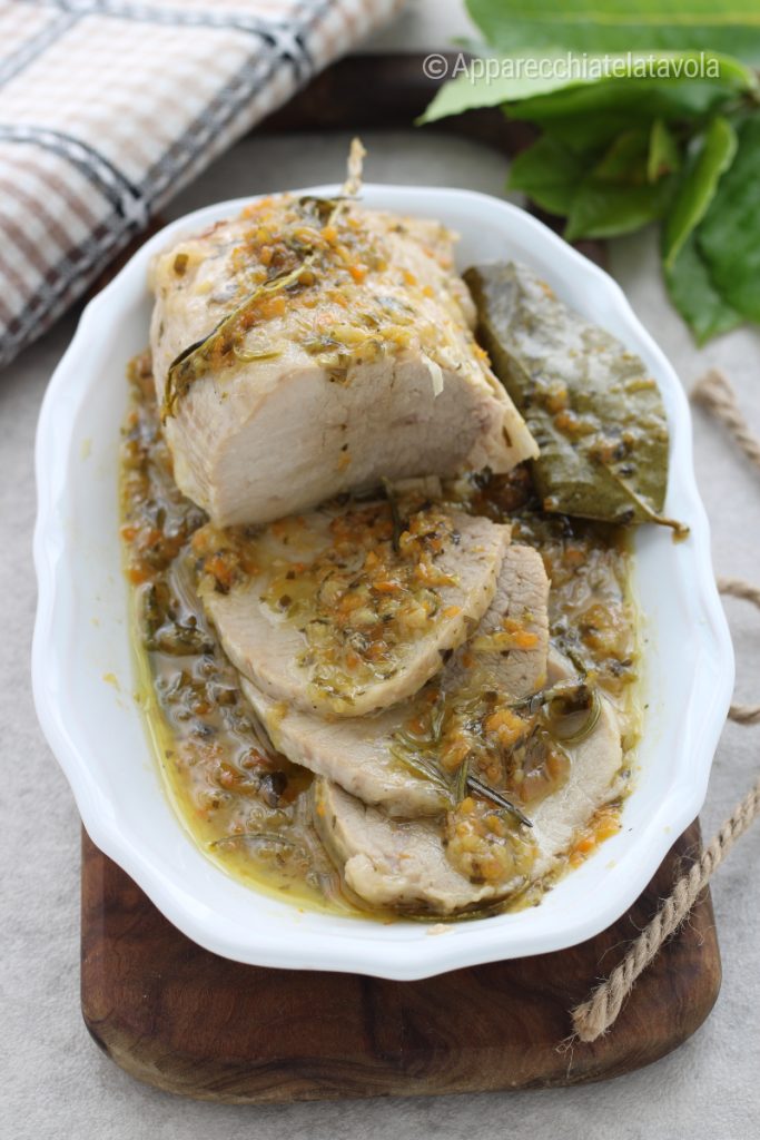 rôti de veau tendre avec sauce