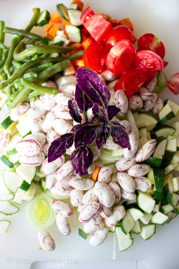 Soupe au pistou minestrone au pesto