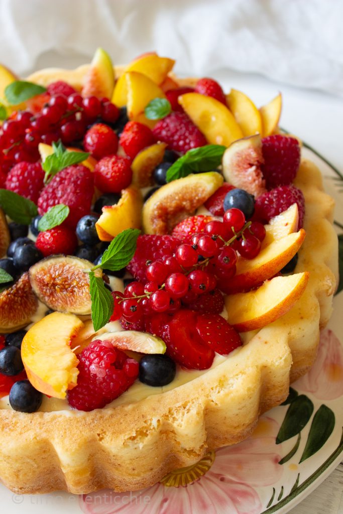 Tarte renversée aux fruits d'été