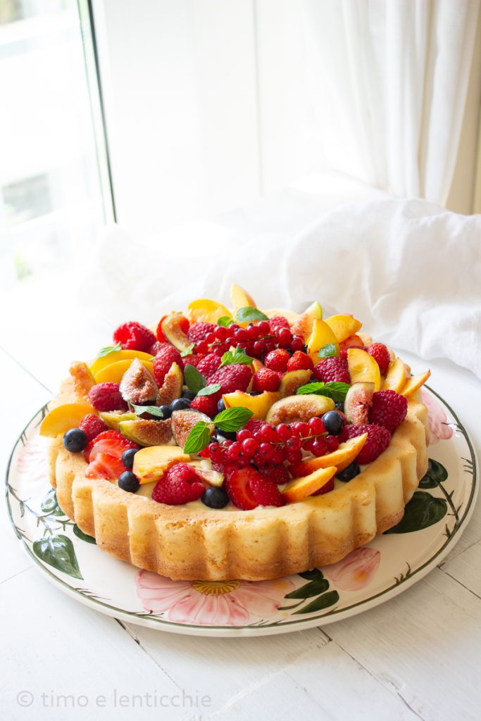 Tarte renversée aux fruits d'été