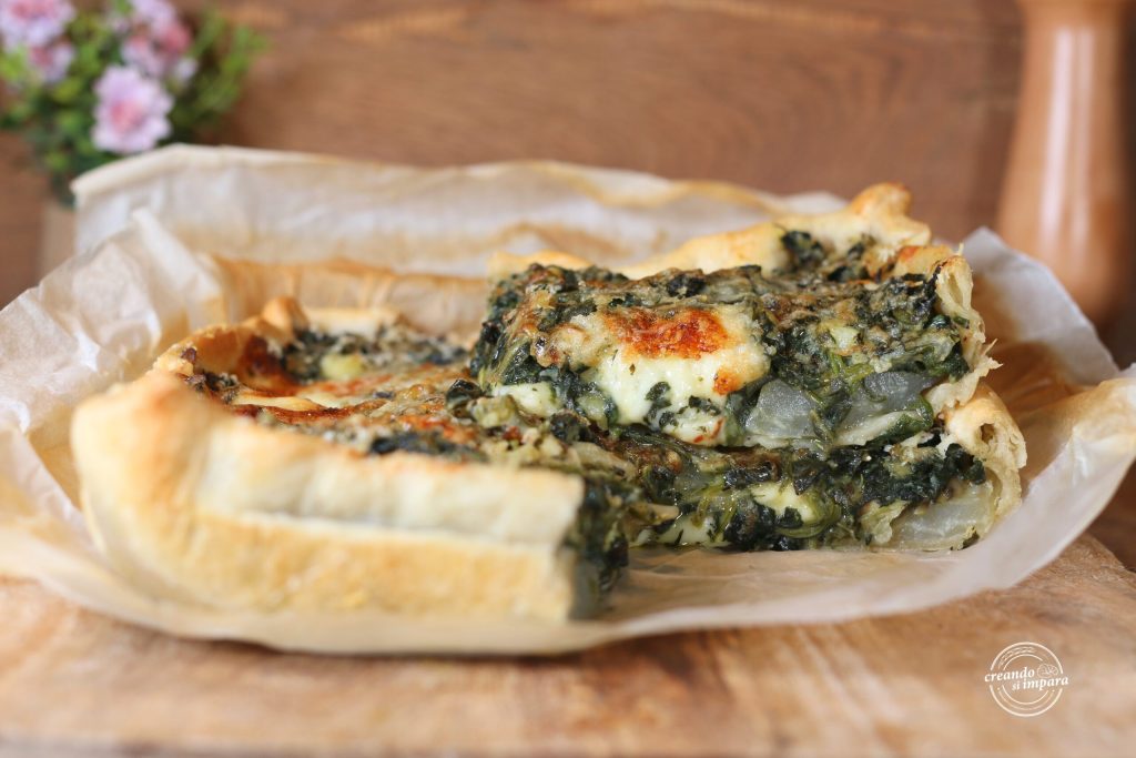 tarte salée aux blettes et pommes de terre