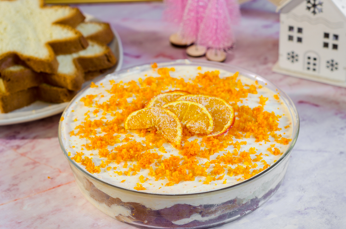 Tiramisù de pandoro à l&rsquo;orange
