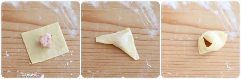 tortellini au jambon faits maison