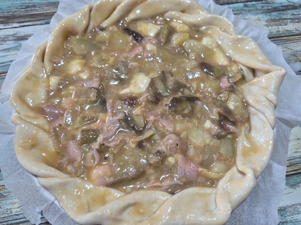 Tarte Salée aux Artichauts et Jambon Cuit