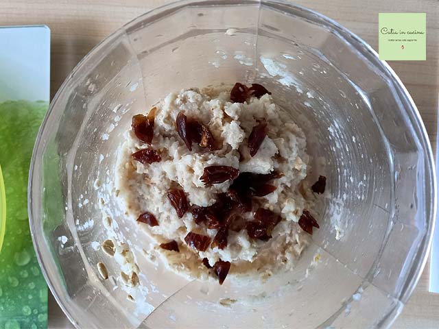 ajout de raisins secs