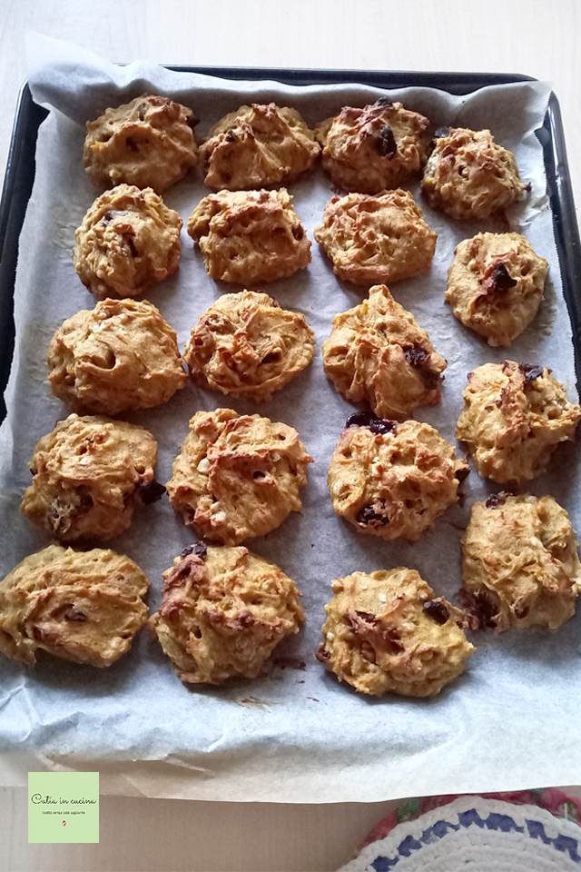 biscuits à la citrouille cuits