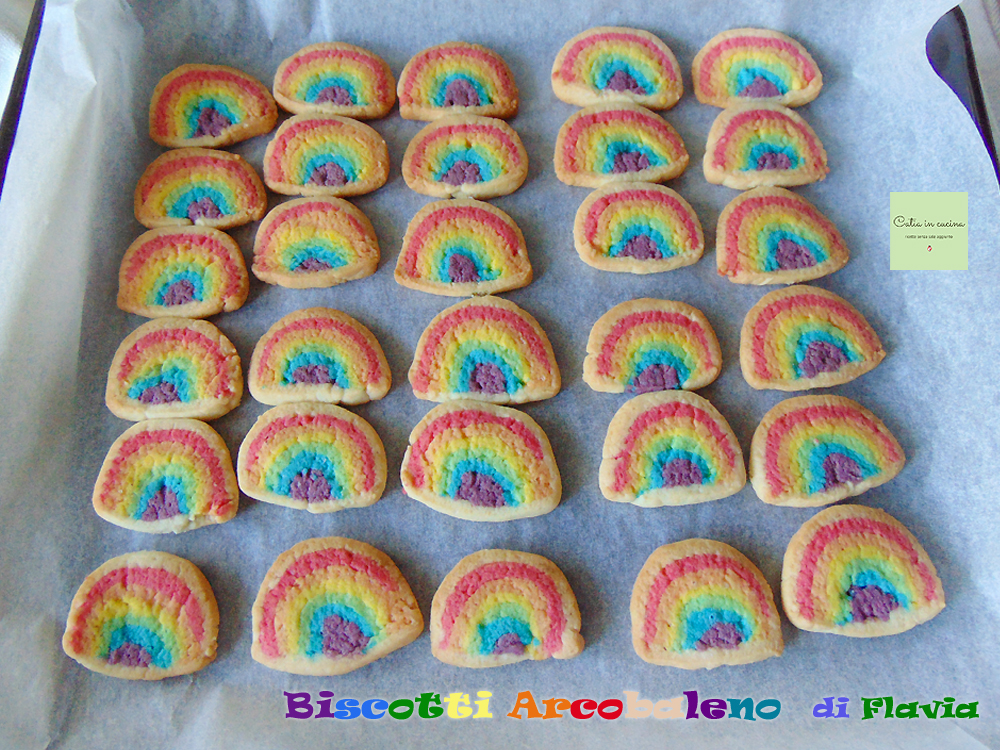 biscuits arc-en-ciel Flavia cuits