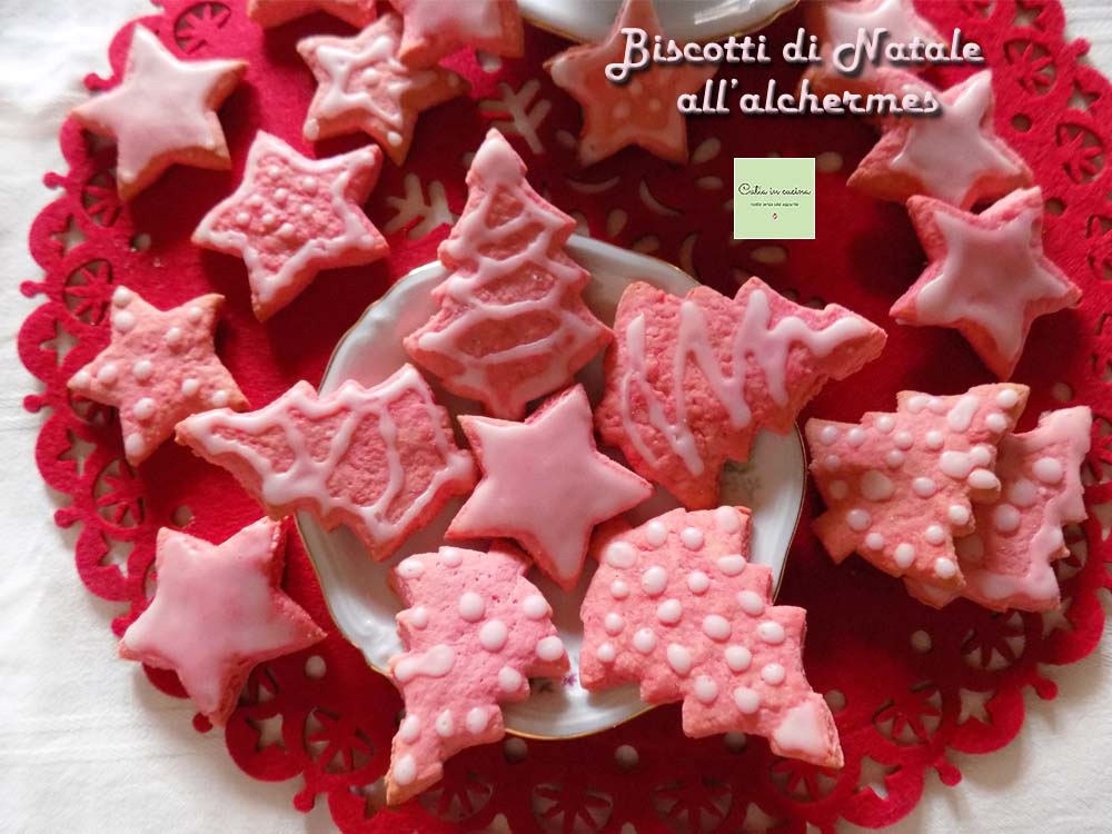 Biscuits de Noël à l’alchermes