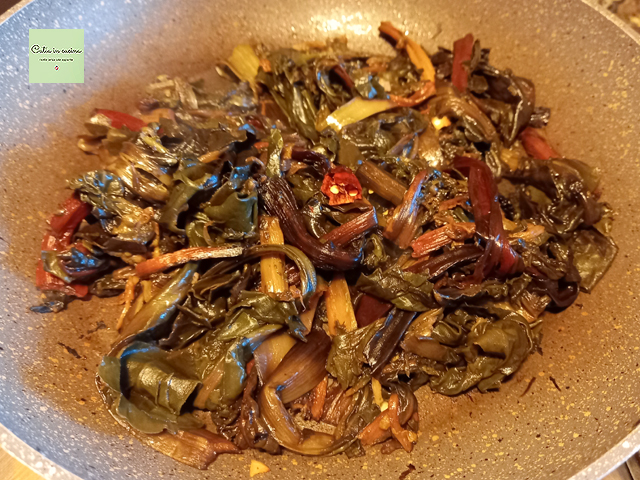 blettes et scaroles (chardons) cuites