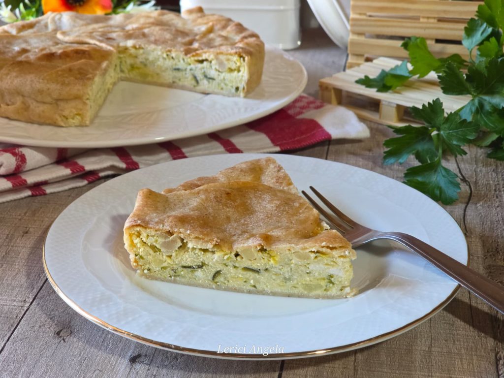 Tarte ligurienne aux courgettes
