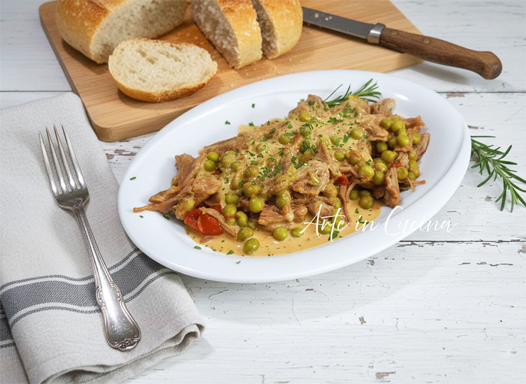 BOEUF BOUILLI avec PETITS POIS