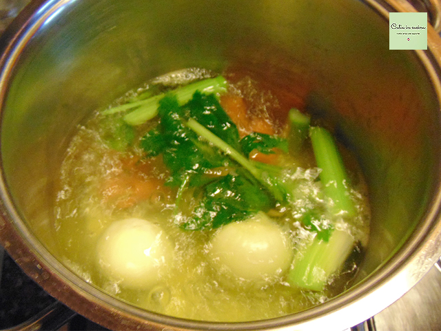 cuisson bouillon de légumes