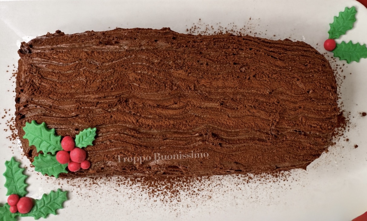 BÛCHE DE NOËL RAPIDE AVEC BISCUITS À LA CUILLÈRE