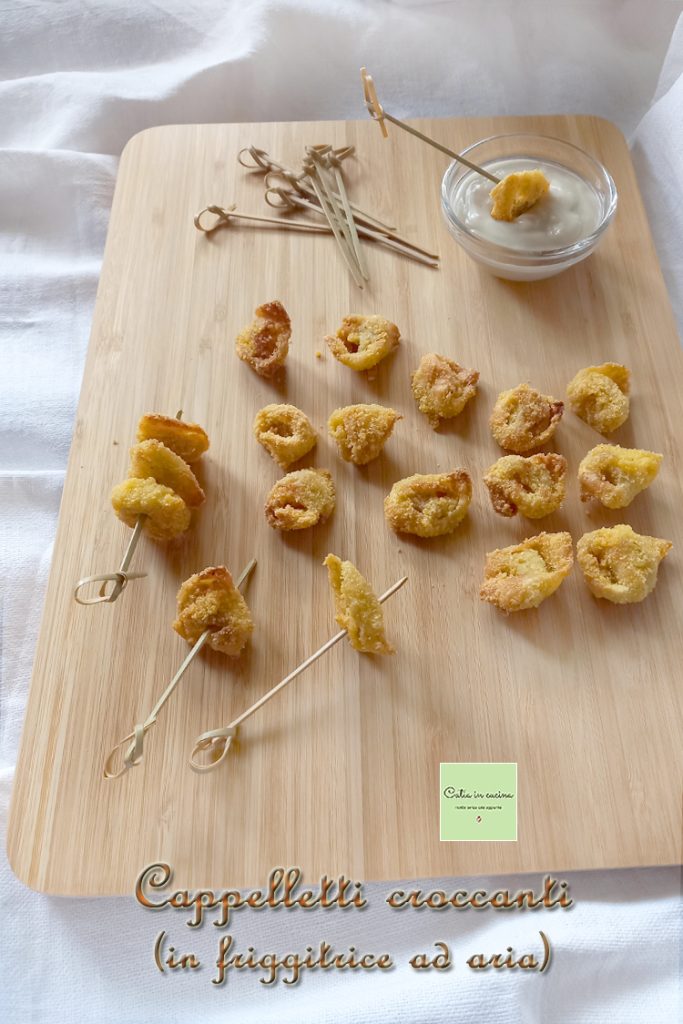 cappelletti croustillants à la friteuse à air