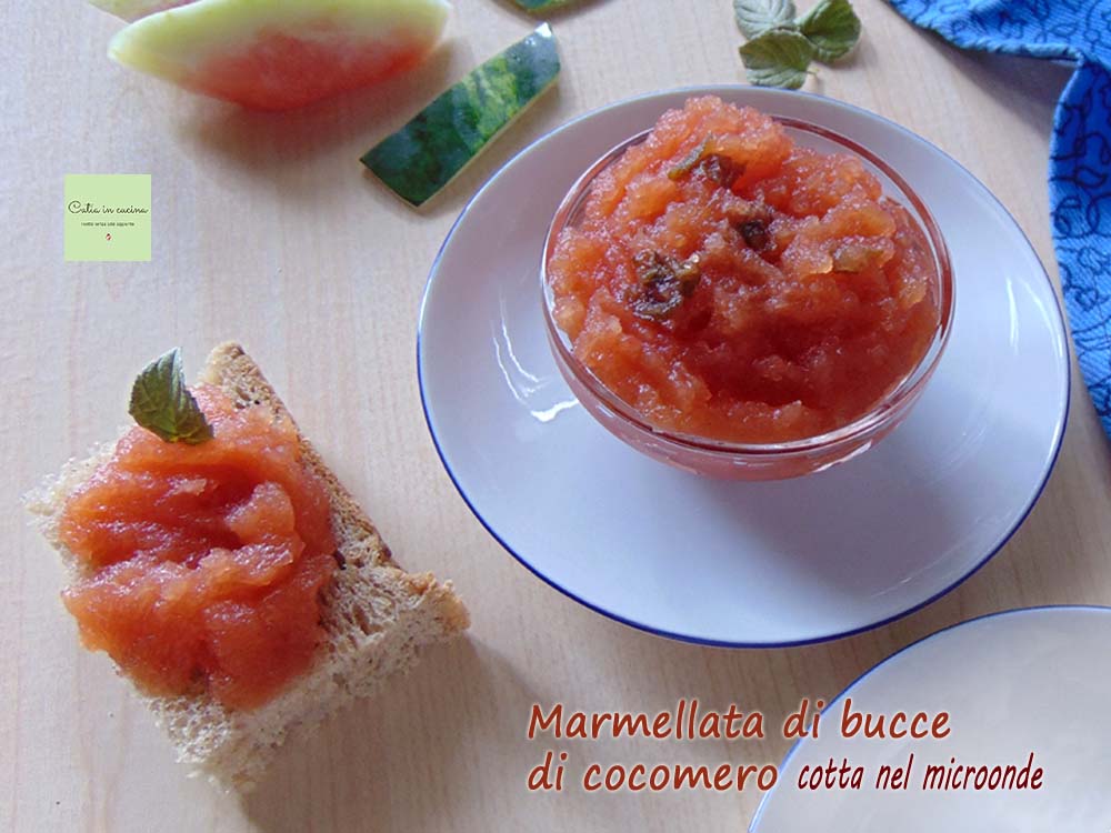 Confiture de pelures de pastèque