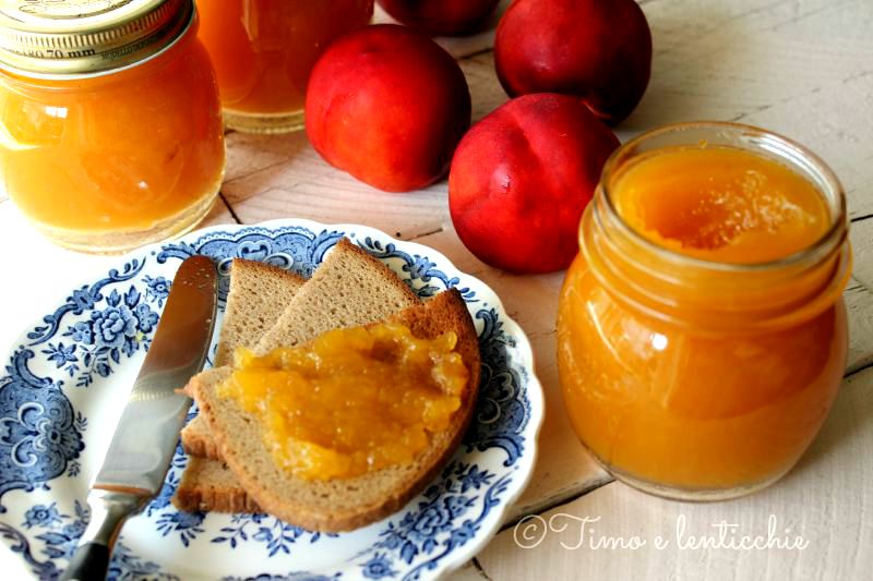Confiture de pêches nectarines