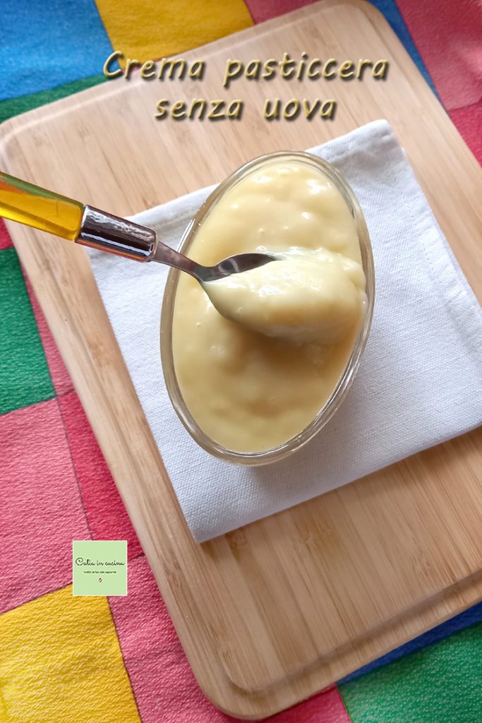 crème pâtissière sans œufs