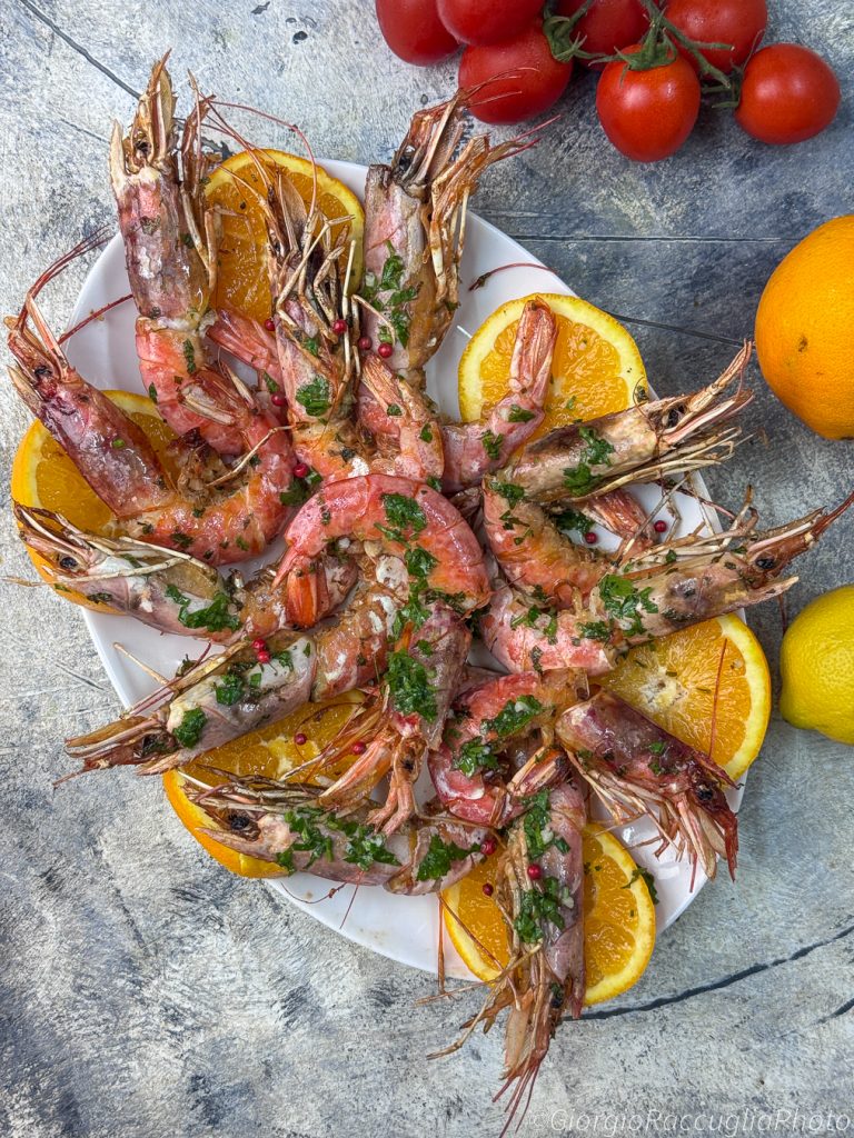 crevettes dans une friteuse à air