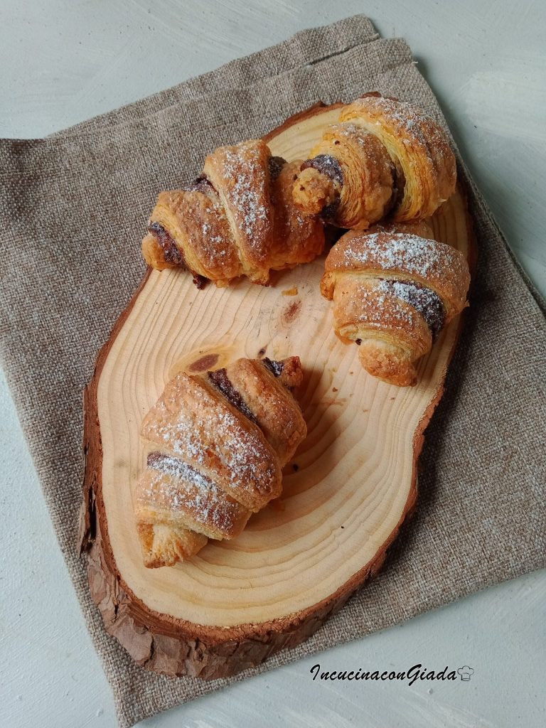 Croissants de fausse feuilletée