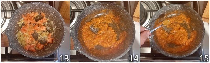 e. préparer le tadka et le faire revenir dans la poêle