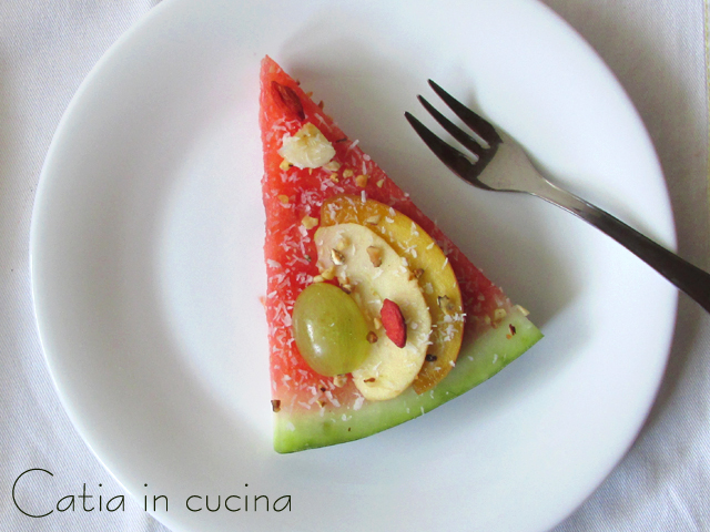 faux gâteau aux fruits