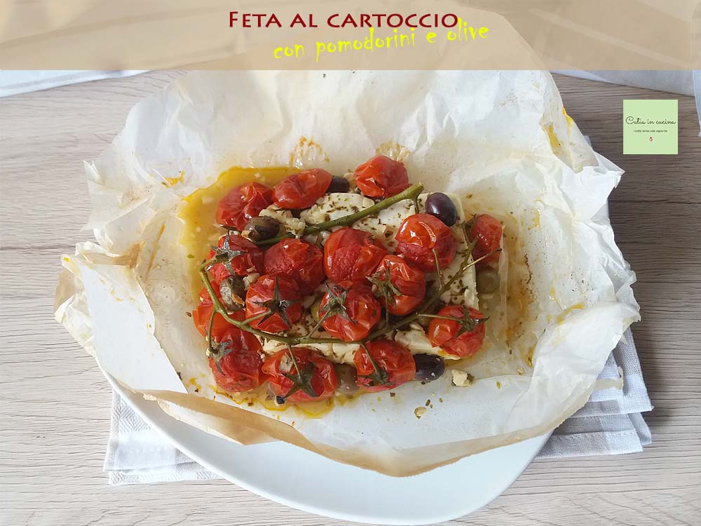 feta en papillote avec tomates cerises