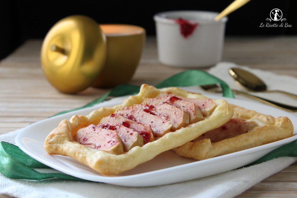 dessert pâte feuilletée avec pommes