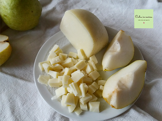 fromage avec des poires