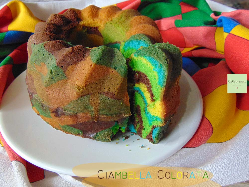 Gâteau coloré (ou arlequin)