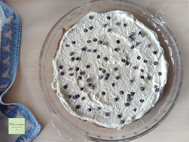 gâteau froid à la noix de coco et au café