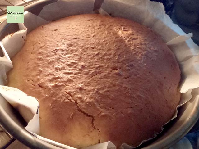 gâteau juste sorti du four