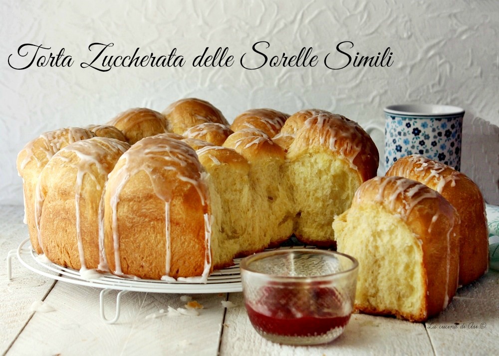 Gâteau sucré des sœurs simili