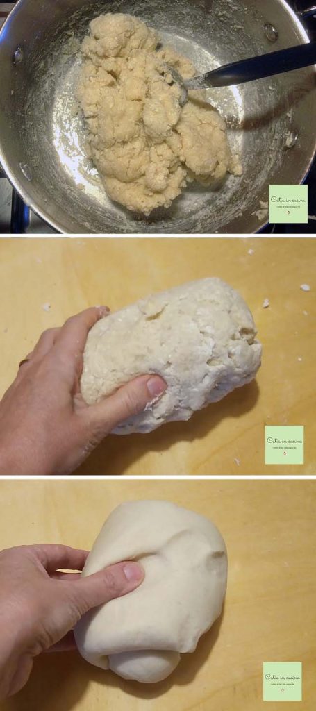 pâte gnocchi eau et farine