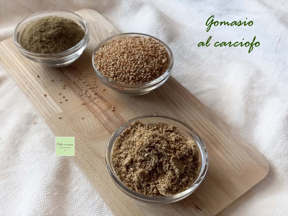 gomasio à l'artichaut