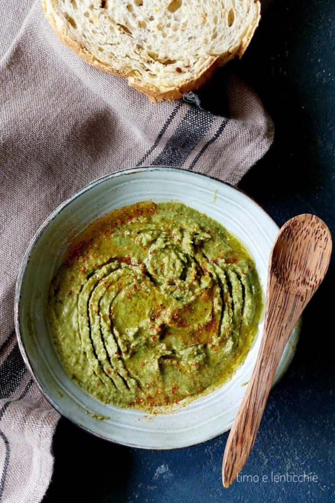 houmous aux épinards