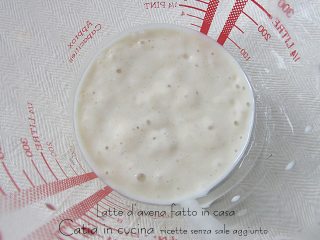 lait d'avoine première phase