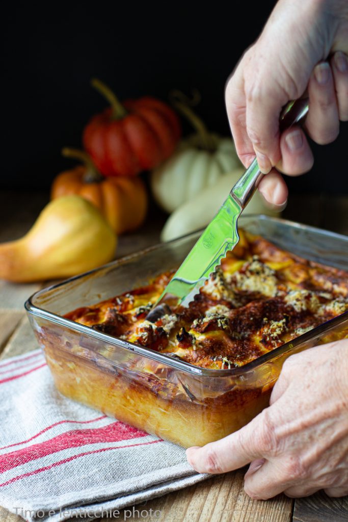 lasagnes à la citrouille veg