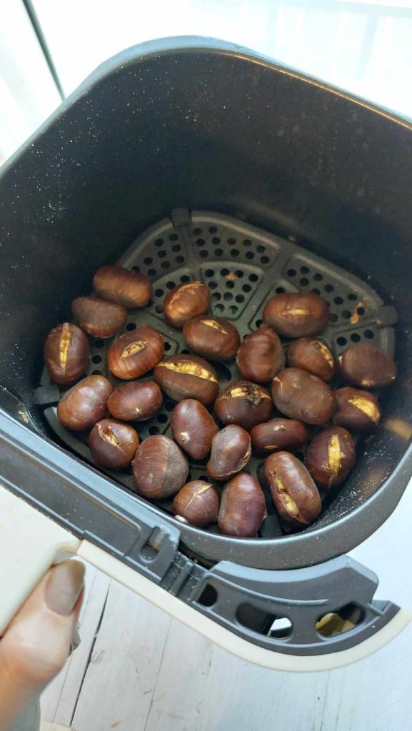 Marrons et châtaignes à la friteuse à air