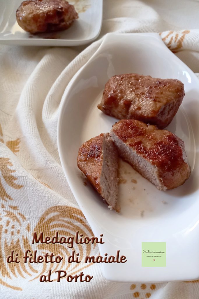 médaillons de filet de porc au Porto