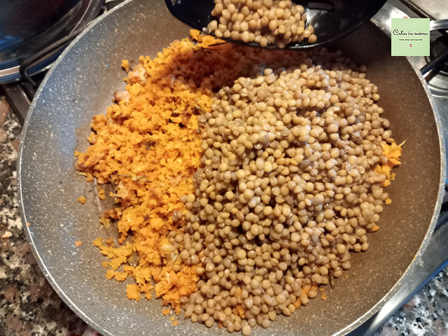 carottes et lentilles